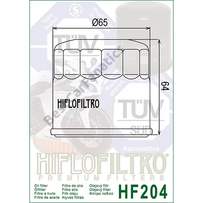 HifloFiltro HF204 olajszűrő