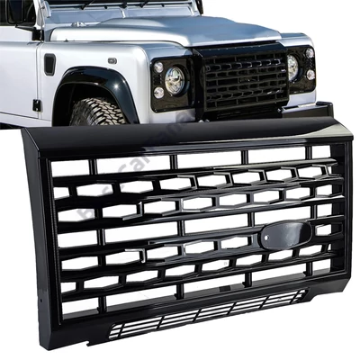 Land Rover Defender 90-110 2007-2015 lakkozott fekete hűtőrács