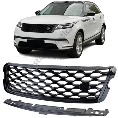 Range Rover Velar L560 2017-2023 lakkozott fekete méhsejtes hűtőrács