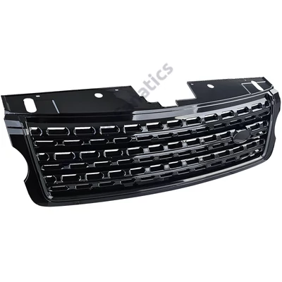 Range Rover Vogue L405 2013-2017 méhsejtes stílusú lakkozott fekete hűtőrács