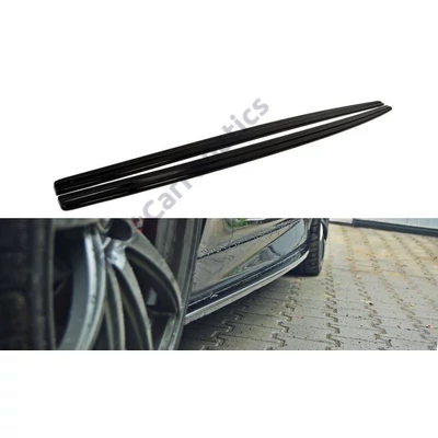 BMW F10 F11 Maxton Design lakkozott fekete küszöb spoiler V1