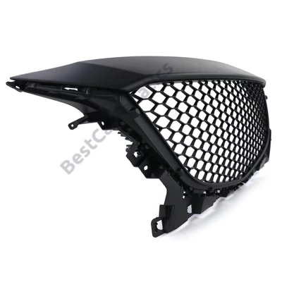 Mazda 3 III BM 2013-2019 méhsejtes matt fekete hűtőrács