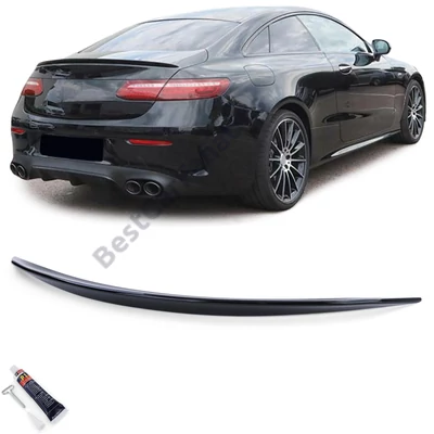 Mercedes Benz C238 E-osztály coupe AMG stílusú lakkozott fekete csomagtartó spoiler