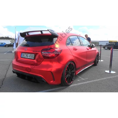 Mercedes Benz W176 A-osztály 45 AMG stílusú lakkozott fekete csomagtartó spoiler