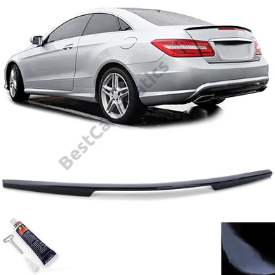 Mercedes Benz A207 C207 W207 E-osztály coupe cabrio lakkozott fekete csomagtartó spoiler