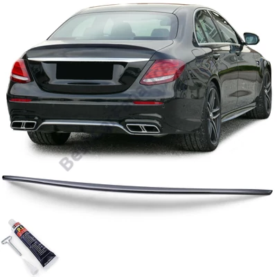 Mercedes Benz W213 E-osztály AMG stílusú lakkozott fekete csomagtartó spoiler