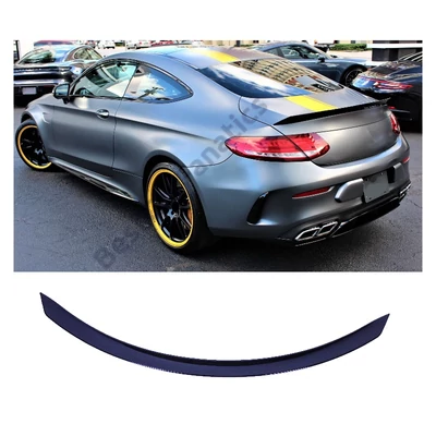 Mercedes Benz C205 coupe C-osztály C63 AMG stílusú lakkozott fekete csomagtartó spoiler