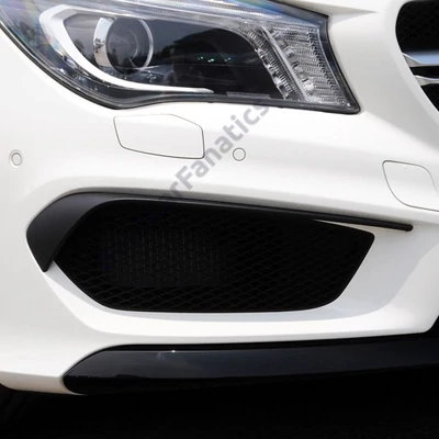 Mercedes CLA C117 2013-2016 AMG-LINE-ra lakkozott fekete első ÉL spoiler