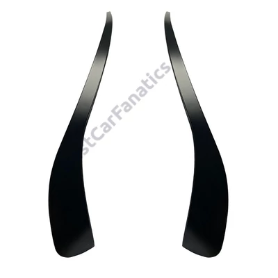 Mercedes CLA C117 2013-2016 AMG-LINE-ra lakkozott fekete első ÉL spoiler