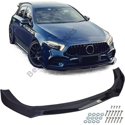 Mercedes W177 V177 AMG-LINE + A35 AMG-hez lakkozott fekete koptató lippe