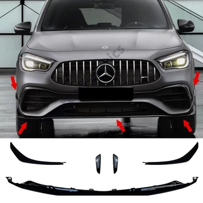 Mercedes GLA H247 AMG-LINE-ra lakkozott fekete koptató lippe