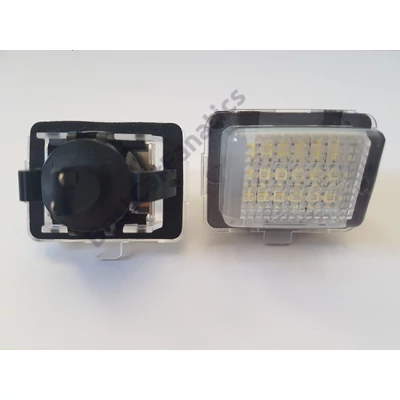 Mercedes Benz W204 W212 W216 W207 W221 fehér SMD LED rendszámtábla világítás