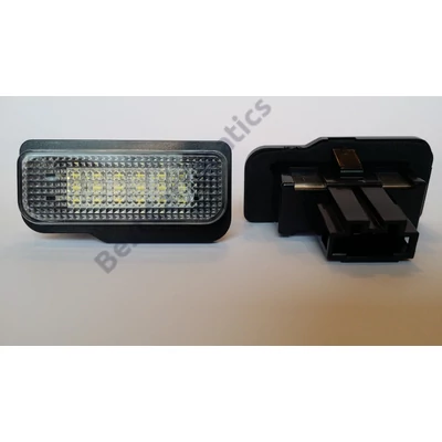 Mercedes Benz W203 kombi W211 W219 CLS R171 SLK fehér SMD LED rendszámtábla világítás