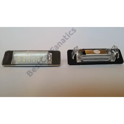 Mercedes Benz W210 limousine W202 facelift limousine fehér SMD LED rendszámtábla világítás