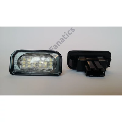 Mercedes Benz W203 sedan limousine fehér SMD LED rendszámtábla világítás
