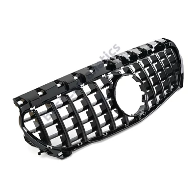 Mercedes Benz C117 CLA 2013-2019 lakkozott fekete hűtőrács Panamerica AMG GT stílusban