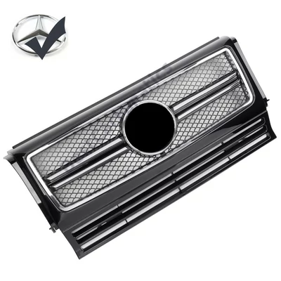 Mercedes Benz G-osztály W463 1990-2018 króm - lakkozott fekete hűtőrács AMG stílusban