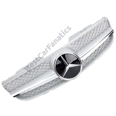 Mercedes Benz R230 SL 2006-2008 króm - ezüst hűtőrács AMG stílusban
