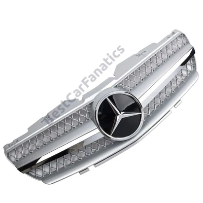 Mercedes Benz R230 SL 2001-2006 króm - ezüst hűtőrács AMG stílusban