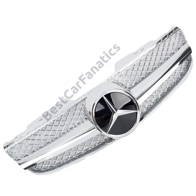 Mercedes Benz R230 SL 2006-2008 krómozott hűtőrács AMG stílusban