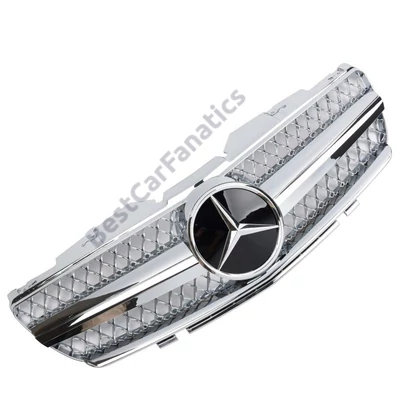 Mercedes Benz R230 SL 2001-2006 krómozott hűtőrács AMG stílusban