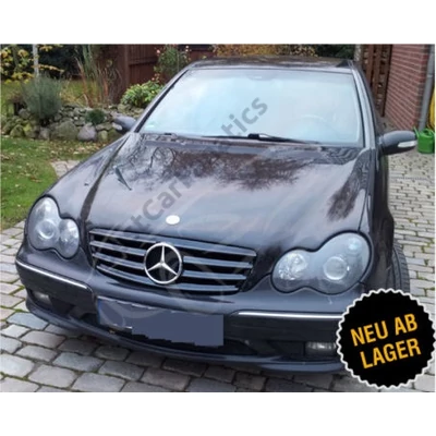 Mercedes Benz W203 lakkozott fényes fekete hűtőrács AMG stílusban