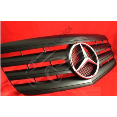 Mercedes Benz W211 2006/04 - 2009 matt fekete hűtőrács AMG stílusban