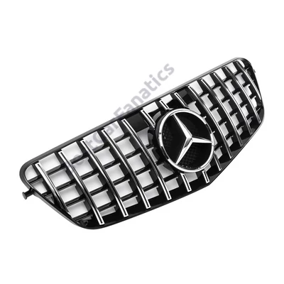 Mercedes Benz W212 2009-2013 króm - fekete hűtőrács Panamerica AMG GT stílusban