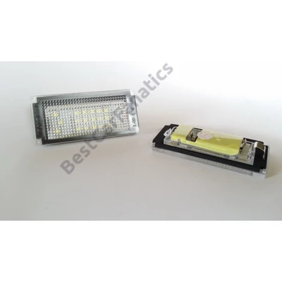Mini Cooper R50 R52 Cabrio R53 fehér SMD LED rendszámtábla világítás