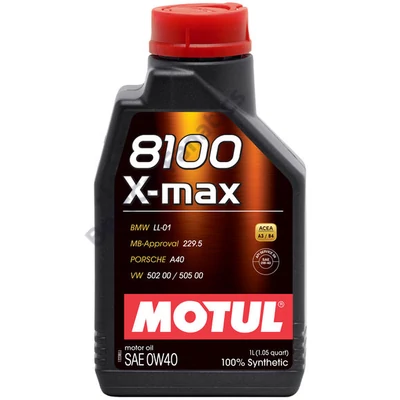 MOTUL 8100 X-max 0W-40 1L kiszerelésű 100% szintetikus motorolaj