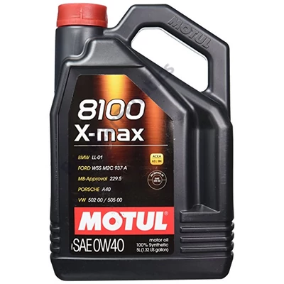 MOTUL 8100 X-max 0W-40 5L kiszerelésű 100% szintetikus motorolaj