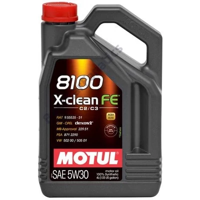 MOTUL 8100 X-clean FE 5W-30 4L kiszerelésű 100% szintetikus motorolaj