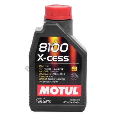 MOTUL 8100 X-cess 5W-40 1L kiszerelésű 100% szintetikus motorolaj 102784