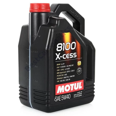 MOTUL 8100 X-cess 5W-40 4L kiszerelésű 100% szintetikus motorolaj 104256