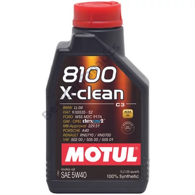 MOTUL 8100 X-clean 5W-40 1L kiszerelésű 100% szintetikus motorolaj