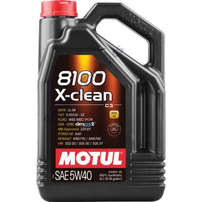MOTUL 8100 X-clean 5W-40 5L kiszerelésű 100% szintetikus motorolaj