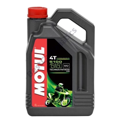 MOTUL 5100 4T 15W-50 4L kiszerelésű technoszintetikus motorolaj 104083