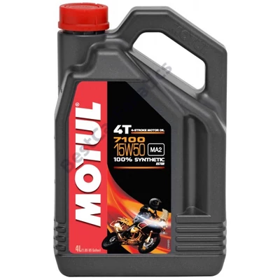 MOTUL 7100 4T 15W-50 4L kiszerelésű 100% szintetikus motorolaj 104299