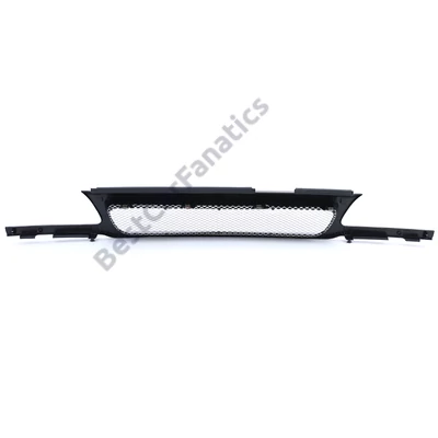 Opel Astra F 1994-1998 fekete hűtőrács keret szatén-ezüst ráccsal