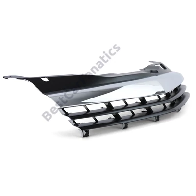 Opel Astra H 3ajtós matt fekete - króm hűtőrács GTC Twin Top VXR