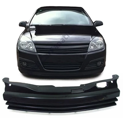 Opel Astra H 5ajtós 2004-2006 / 3ajtós OPC 2004-2007 matt fekete OPC hűtőrács