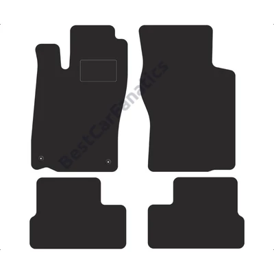 Opel Astra F 1991-2002 prémium fekete velúrszőnyeg szett
