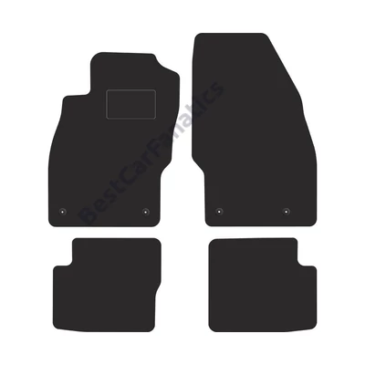 Opel Corsa D - E 2006-2019 fekete velúrszőnyeg szett