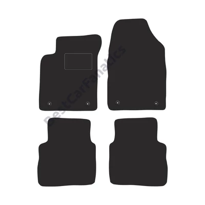 Opel Singum 2003-2008 fekete velúrszőnyeg szett