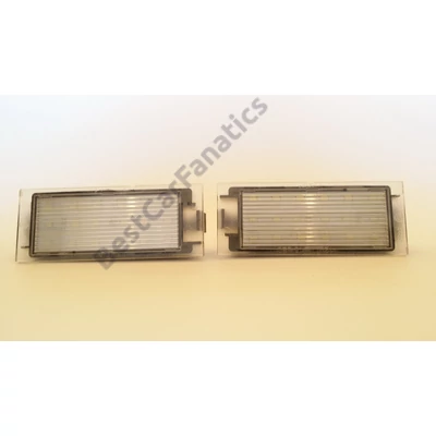 Renault Clio Laguna Master Megane Twingo Velsatis fehér SMD LED rendszámtábla világítás