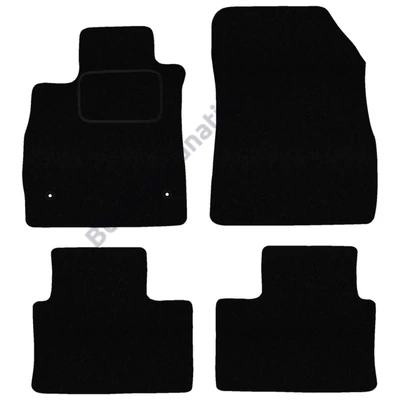 Renault Talisman 2015-től prémium fekete velúrszőnyeg szett