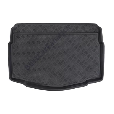 Volkswagen GOLF VII Ferdehátú Rezaw-Plast 101862 fekete PE műanyag csomagtértálca