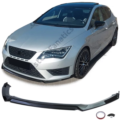SEAT Leon Cupra 5F 2012-2020 lakkozott fekete ABS műanyag koptató lippe