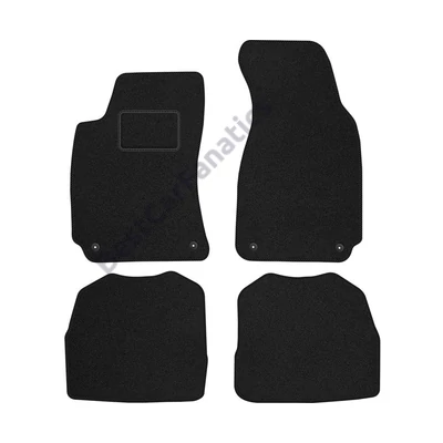 Skoda Superb I 2001-2008 prémium fekete velúrszőnyeg szett (4patentos)