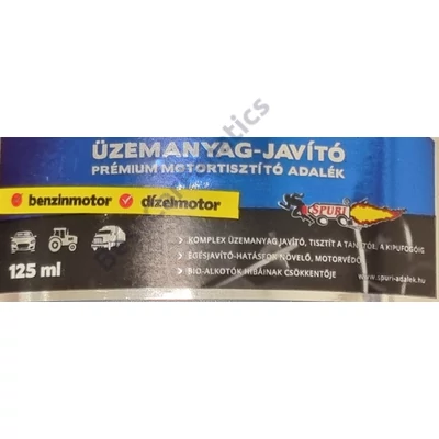 SPURI JG-2 kék benzin - dízel üzemanyag adalék 125 ml
